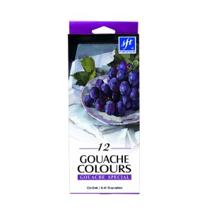 Farby akrylowe w tubach 12 kolorów x 12 ml, Fister