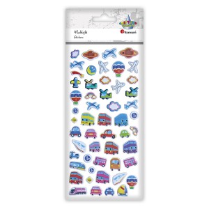 Naklejki do dekoracji małe pojazdy, Craft Fun