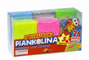 Piankolina 5 kolorów + dodatki, Art and Play
