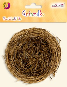 Gniazdko ze słomy 7 cm, Aliga