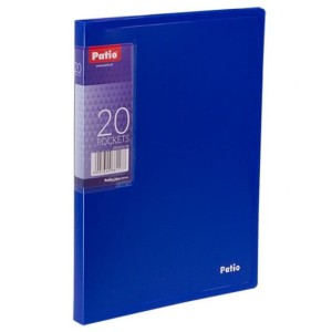 Album ofertowy niebieski A5 20 koszulek Clear Book, Patio