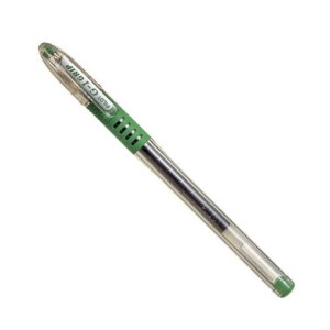 Długopis żelowy zielony Pilot G1-GRIP