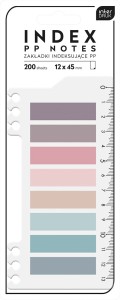 Zakładki indeksujące PP Palette nude 200k z podkładą do wpięcia, Interdruk