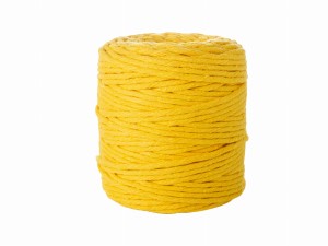 Sznurek bawełniany żółty 5mm x 100m SBK-12, Aliga