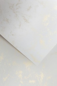 Karton ozdobny Marmur złoty A4 20 sztuk 220g, Galeria Papieru