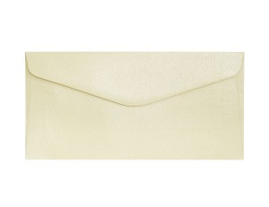 Koperty ozdobne DL Pearl kremowe 10 sztuk 150g K, Galeria Papieru