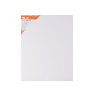 Podobrazie bawełniane impregnowane białe 24x30, MDF 4mm,  Happy Color