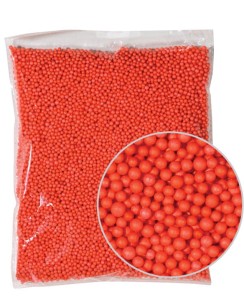 Kulki styropianowe czerwone 4mm 10g, Aliga