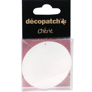 Wisiorek okrągły do zdobienia Cherie, 5 x 5 x 1cm. BX003, Decopatch