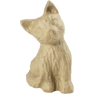 Figura Kotek z masy papierowej 13 x 15,5 x 14 cm, Decopatch
