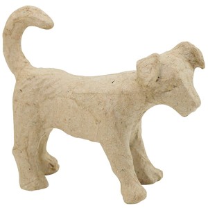 Figura Terier z masy papierowej 11 x 3,5 x 8,5 cm, Decopatch