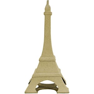 Figura Wierza Eiffla z masy papierowej 11 x 22 x 11 cm, Decopatch