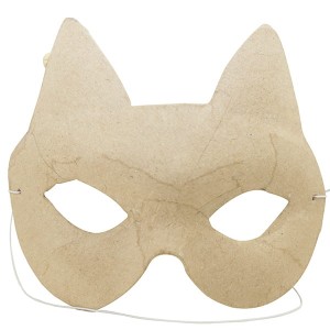 Maska dla dzieci Kotek z masy papierowej 13 x 4,5 x 11 cm, Decopatch