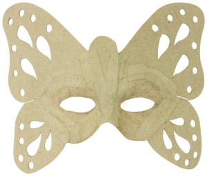 Maska motyl z masy papierowej 23 x 20 cm, Decopatch