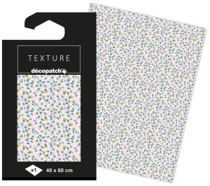 Papier do decoupage teksturowany 40 x 60 cm TD788 C, Decopatch