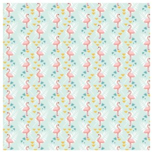 Papier do decoupage teksturowany 30 x 40 cm Flamingi FDA783C, Decopatch