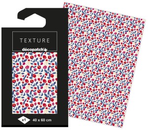 Papier do decoupage teksturowany 40 x 60 cm TD789 C, Decopatch