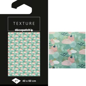Papier do decoupage teksturowany 40 x 60 cm TD800 C, Decopatch