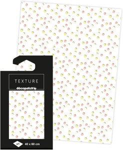 Papier do decoupage teksturowany 40 x 60 cm TD846C, Decopatch