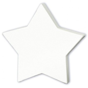 Sylwetka gwiazdy z masy papierowej 12 x 12 x 1.5 cm, Decopatch