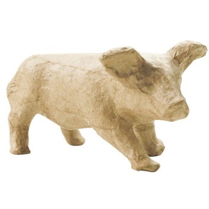 Figura Świnka z masy papierowej 10,5 x 5 x 5,5 cm, Decopatch