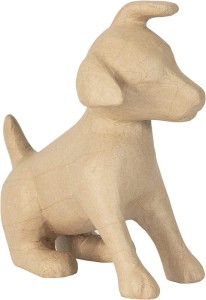 Figura Pies z masy papierowej 33 x 35 x 15 cm, Decopatch