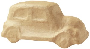 Figura Samochód z masy papierowej 14,5 cm, Decopatch