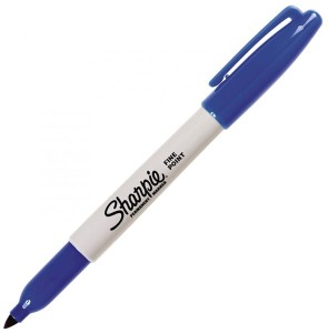 Marker permanentny Sharpie niebieski Fine