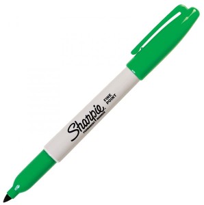Marker permanentny Sharpie zielony Fine