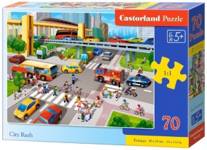 Puzzle 70 elementów Godziny szczytu, Castorland