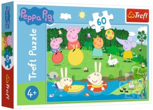 Puzzle Trefl 60 elementów Świnka Peppa Wakacyjna zabawa 4+