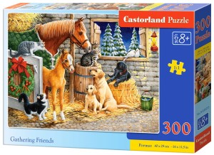 Puzzle 300 elementów Zwierzęcy przyjaciele, Castorland