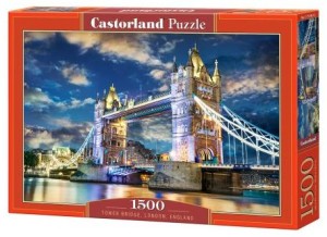 Puzzle 1500 elementów Tower Bridge Londyn Anglia, Castorland