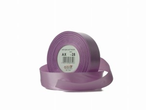 Wstążka satynowa wrzosowa 25 mm 32 mb. AX25-28, Aliga