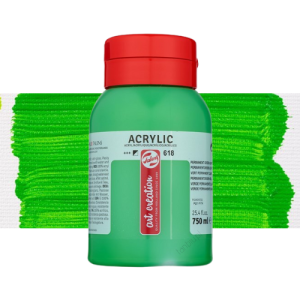 Farba akrylowa Talens Art Creation 750 ml 618 Permanent Green Light