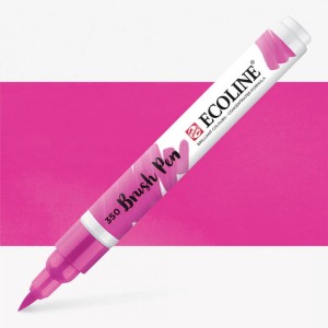 Pisak akwarelowy pędzelkowy Ecoline Brush Pen 350 Fuchsia, Talens