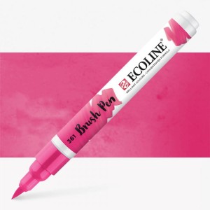 Pisak akwarelowy pędzelkowy Ecoline Brush Pen 361 Light Rose, Talens
