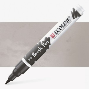 Pisak akwarelowy pędzelkowy Ecoline Brush Pen 718 Warm Grey, Talens