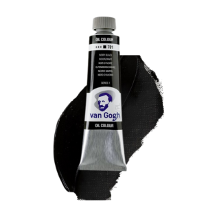 Farba olejna Van Gogh 701 Ivory Black 40 ml, Talens