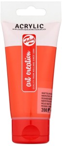 Farba akrylowa Talens 75 ml Naphthol Red Light ArtCreation