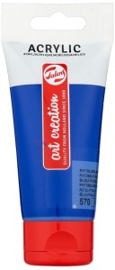 Farba akrylowa Talens 75 ml Phthalo Blue ArtCreation