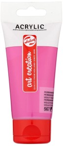 Farba akrylowa Talens 75 ml Permanent Red Violet ArtCreation