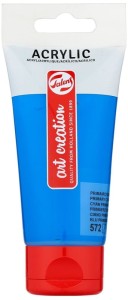 Farba akrylowa Talens 75 ml Primary Cyan ArtCreation