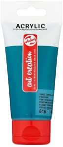 Farba akrylowa Talens 75 ml Viridian ArtCreation