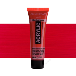 Farba akrylowa Amsterdam Talens 20 ml 317 Transparent Red Medium