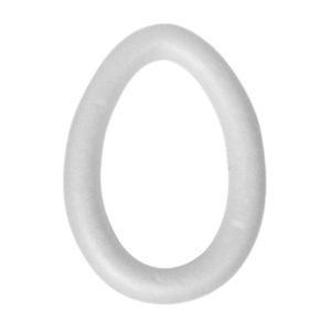 Jajko styropianowe obręcz do dekoracji 10 x 7 x 2,5 cm 6 sztuk, Aliga
