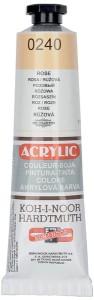 Farba akrylowa różowa 40 ml, Koh i Noor