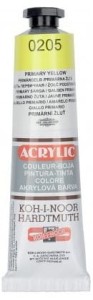 Farba akrylowa żółć podstawowa 40 ml, Koh i Noor