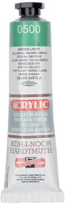 Farba akrylowa zielona 40 ml, Koh i Noor