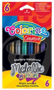 Markery metaliczne zestaw 6 kolorów Colorino